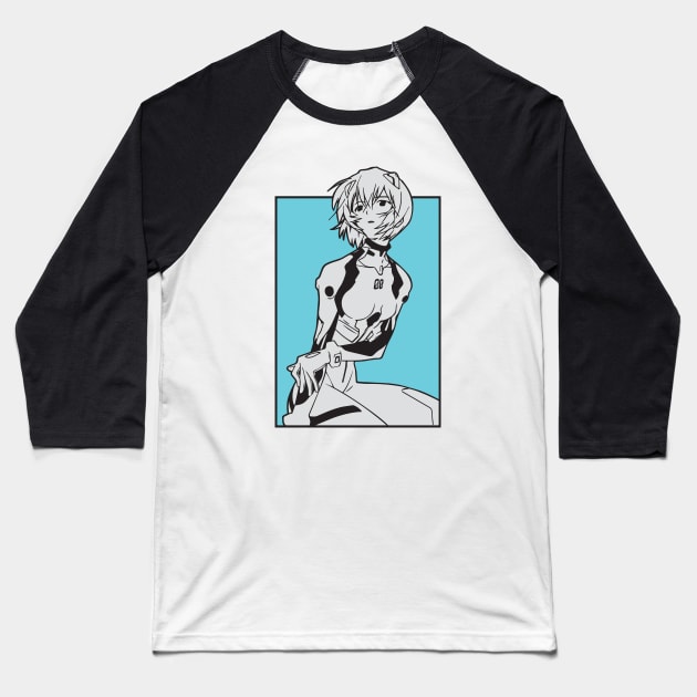 Ayanami Baseball T-Shirt by waveformUSA